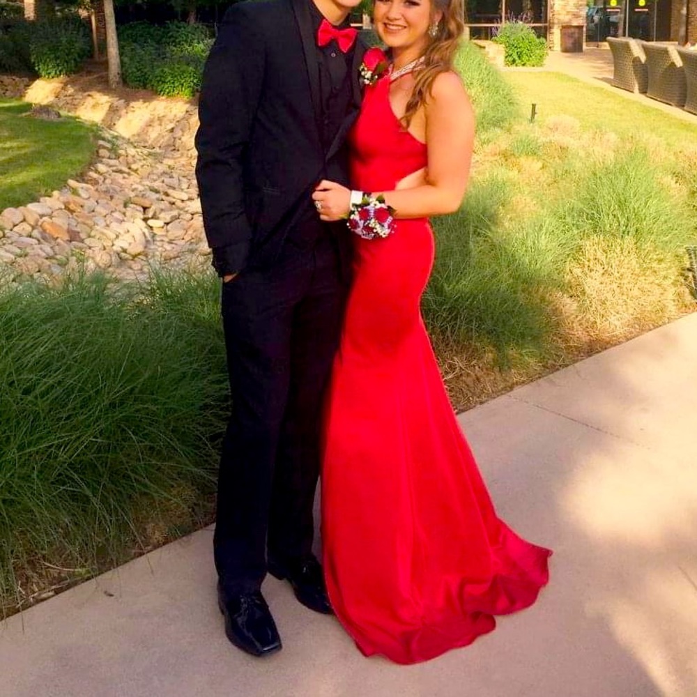 Camille La Vie - red, long,formal dress, size 6